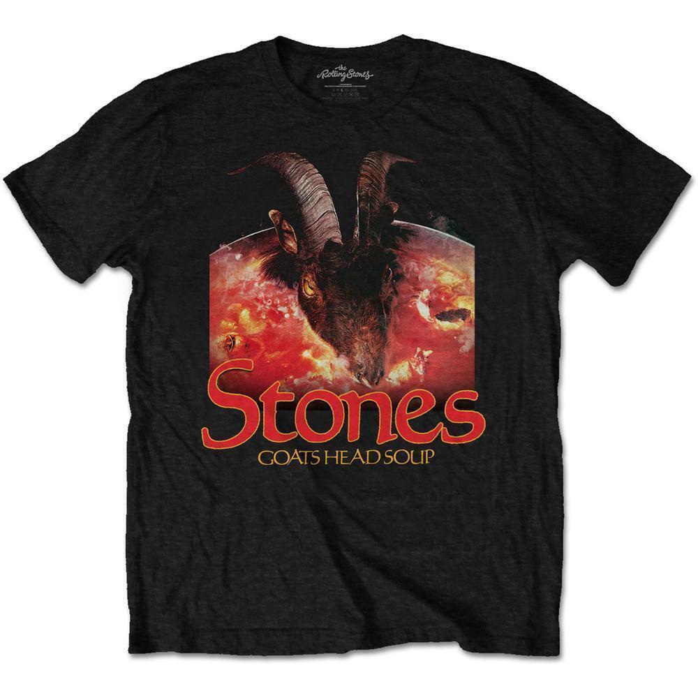 The Rolling Stones Unisex T Shirt Goats Head Soup With Logo